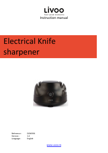 Manual Livoo DOM394 Knife Sharpener