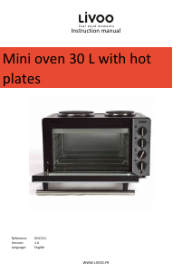 Manual Livoo DOC211 Oven