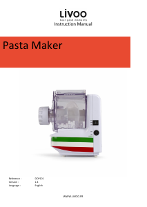 Manual Livoo DOP101 Pasta Machine