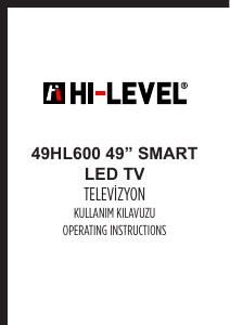 Kullanım kılavuzu Hi-Level 49HL600 LED televizyon