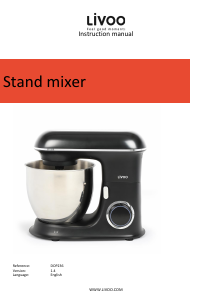 Manual Livoo DOP236 Stand Mixer