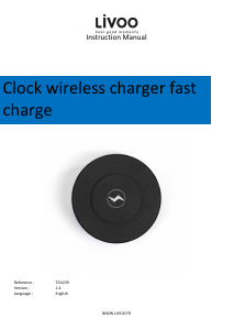 Manual Livoo TEA239 Wireless Charger