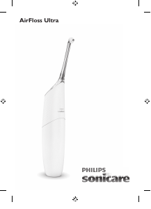 Vadovas Philips HX8494 Sonicare AirFloss Ultra Dantų siūlas