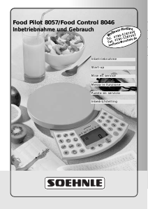 Manual Soehnle 8057 Food Pilot Kitchen Scale