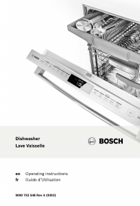 Manual de uso Bosch SHE53T52UC Lavavajillas