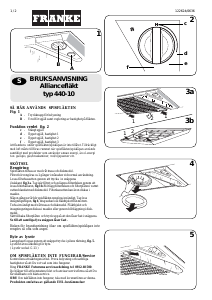 Bruksanvisning Franke 440-10 Köksfläkt