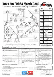 Manual de uso Forza 3x2 Match Portería de fútbol