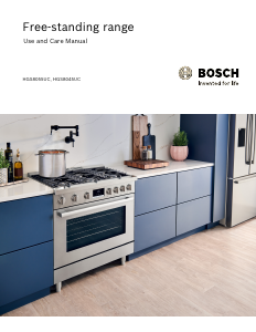 Manual de uso Bosch HGS8055UC Cocina