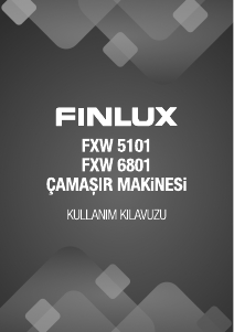 Kullanım kılavuzu Finlux FXW 5101 Çamaşır makinesi