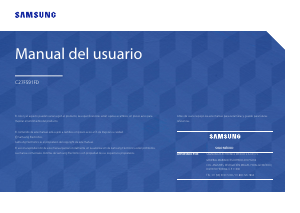 Manual de uso Samsung C27F591FDU Monitor de LED