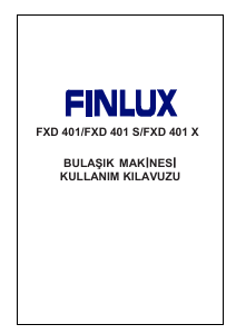 Kullanım kılavuzu Finlux FXD 401 X Bulaşık makinesi