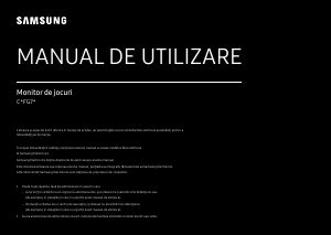 Manual Samsung C27FG73FQU Monitor LED