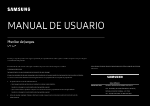 Manual de uso Samsung C27FG73FQU Monitor de LED