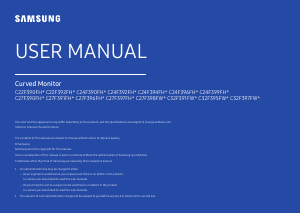 Manual Samsung C32F391FWU LED Monitor