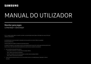 Manual Samsung C32HG70QQU Monitor LED