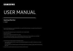 Manual Samsung C32JG51FDU LED Monitor