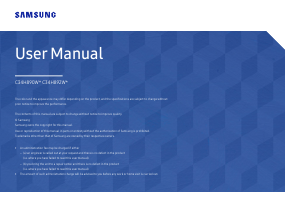 Manual Samsung C34H892WJU LED Monitor