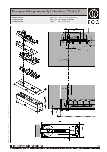 Bedienungsanleitung ECO BTS FH 843 Türschliesser
