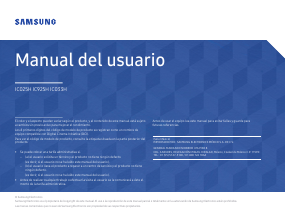 Manual de uso Samsung IC033H Monitor de LED