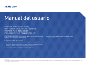 Manual de uso Samsung IE015R Monitor de LED