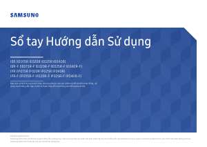 Hướng dẫn sử dụng Samsung IF025R Màn hình LED