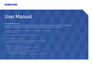 Handleiding Samsung S22F350FHU LED monitor