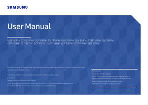 Handleiding Samsung S24F350FHU LED monitor