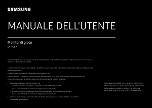 Manuale Samsung S25HG50FQU Monitor LED