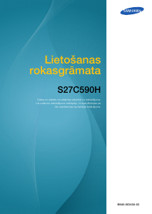 Rokasgrāmata Samsung S27C590H Gaismas diožu monitors