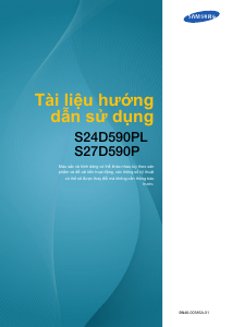 Hướng dẫn sử dụng Samsung S27D590P Màn hình LED