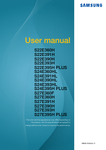 Handleiding Samsung S27E390H LED monitor