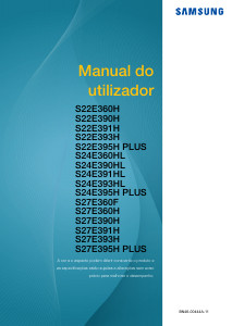 Manual Samsung S27E390H Monitor LED