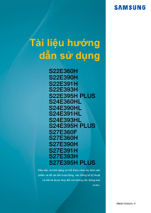 Hướng dẫn sử dụng Samsung S27E390H Màn hình LED