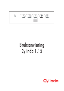 Bruksanvisning Cylinda 1.15 Diskmaskin
