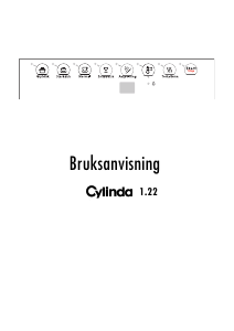 Bruksanvisning Cylinda 1.22 Diskmaskin
