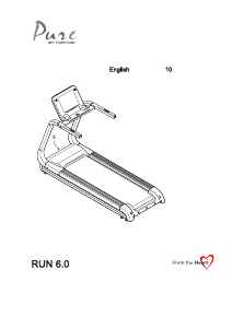 Manual Tunturi Pure Run 6.0 Treadmill