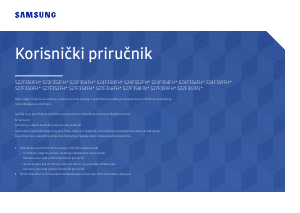Priručnik Samsung S27F358FWU LED zaslon