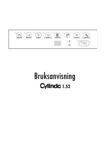 Bruksanvisning Cylinda 1.52 Diskmaskin