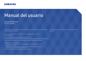 Manual de uso Samsung S32R750UEU Monitor de LED