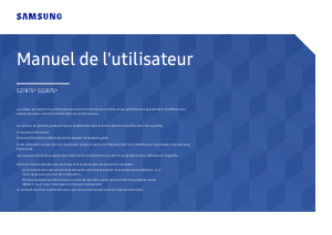 Mode d’emploi Samsung S32R750UEU Moniteur LED