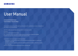 Handleiding Samsung S34J552WQU LED monitor