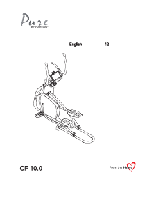 Manual Tunturi Pure CF 10.0 Cross Trainer