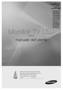 Manuale Samsung T22D390EX Monitor LED