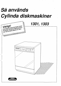 Bruksanvisning Cylinda 1301 Diskmaskin