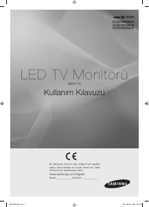 Kullanım kılavuzu Samsung T24D390EW LED ekran