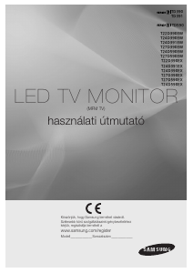 Használati útmutató Samsung T24D390EW LED-es monitor