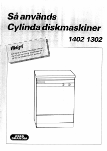 Bruksanvisning Cylinda 1302 Diskmaskin