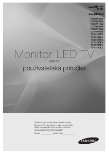 Návod Samsung T24D391EX LED monitor