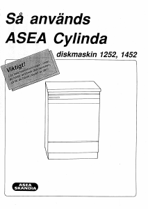 Bruksanvisning Cylinda 1452 Diskmaskin