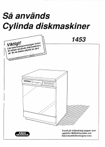 Bruksanvisning Cylinda 1453 Diskmaskin